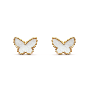 VCARN5JM00 - Sweet Alhambra butterfly earstuds