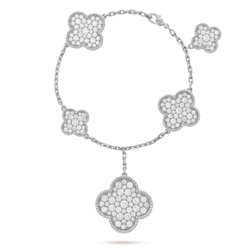 VCARN9MQ00 - Magic Alhambra bracelet, 5 motifs