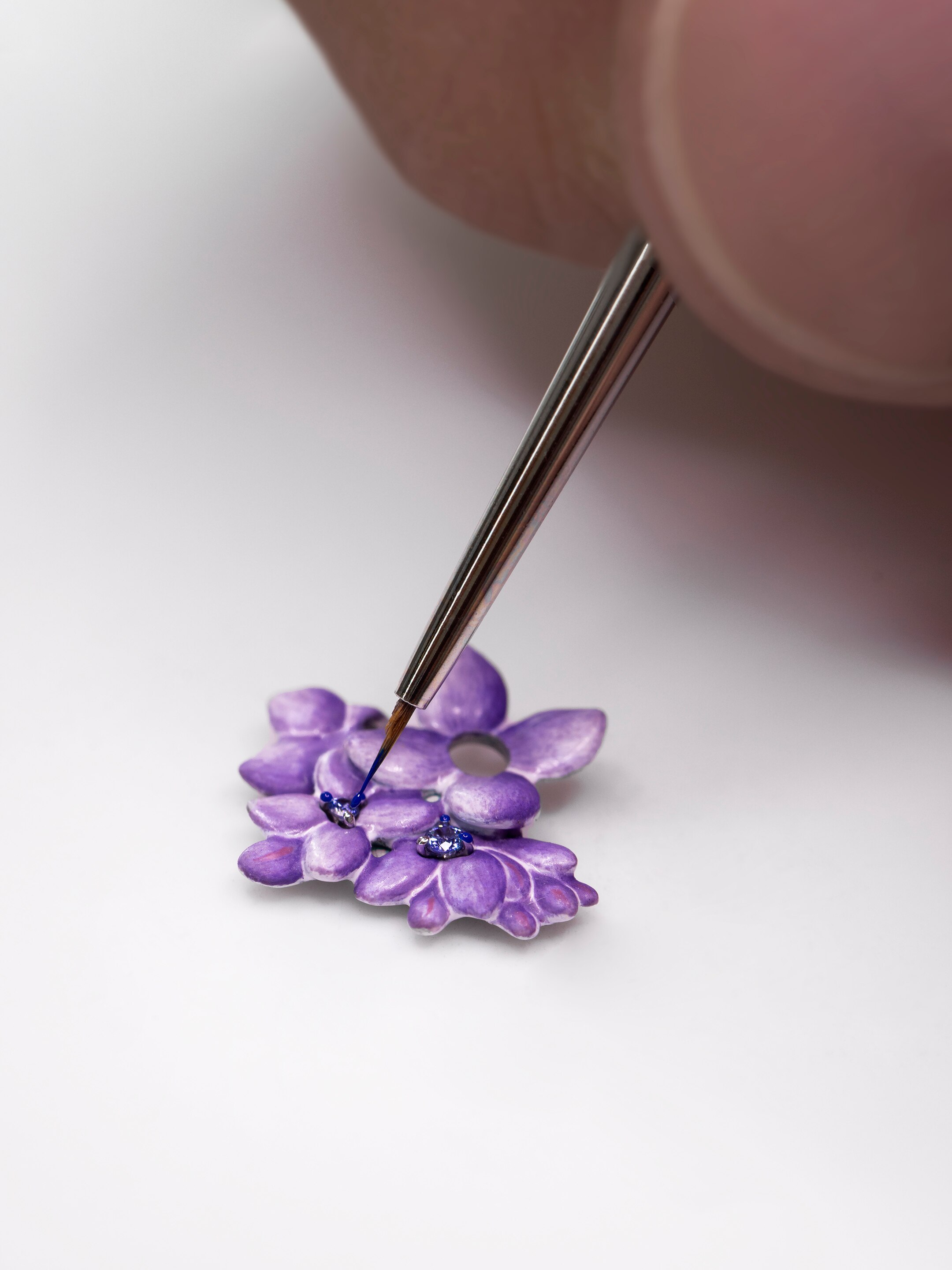 Lady Arpels Belle au Bois Dormant watch. 18K rose gold, diamond, emerald, mandarin garnet, ruby, sapphire. Extraordinary Dials collection, Van Cleef & Arpels.