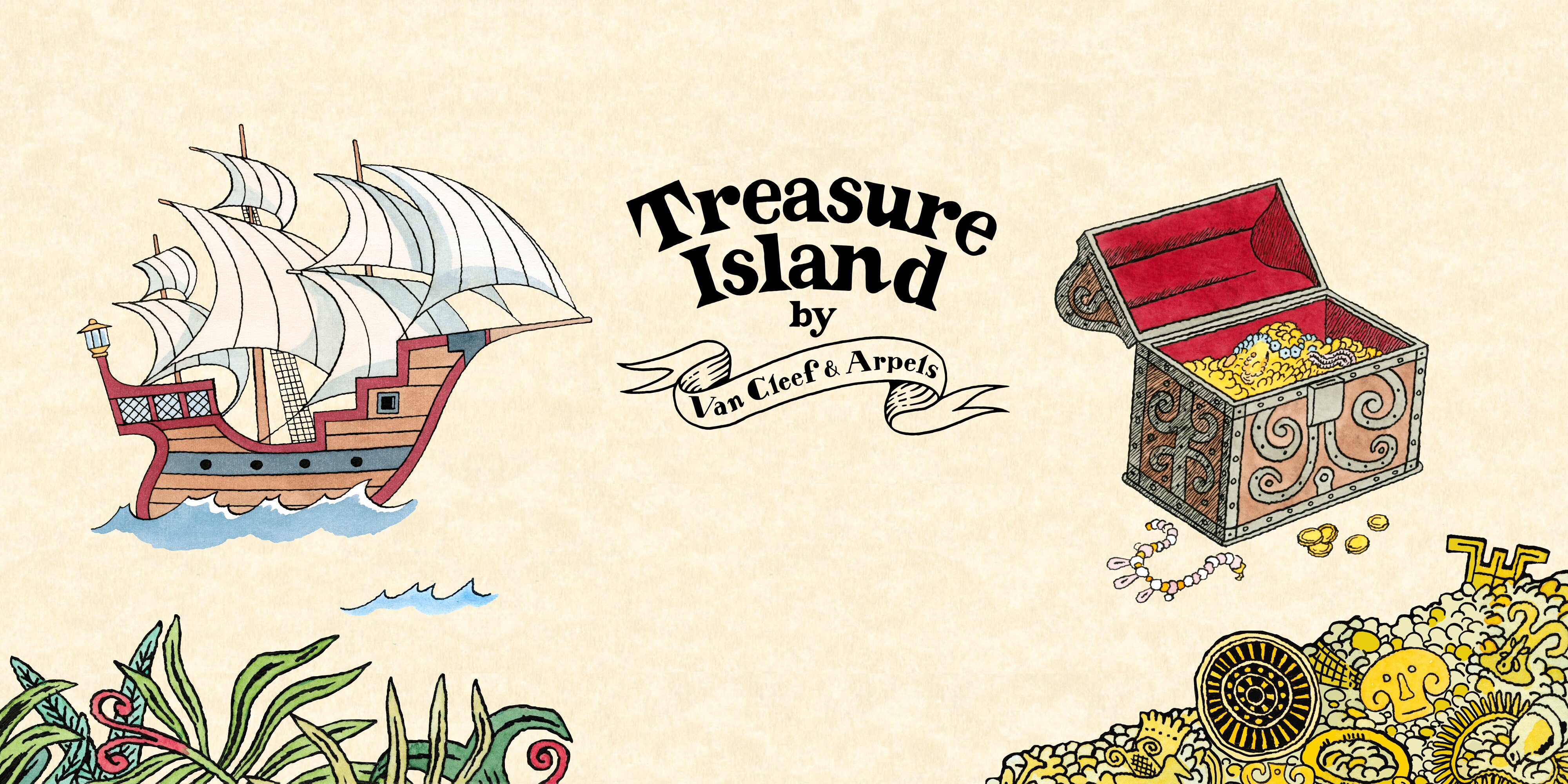 L'île au trésor, racontée par Van Cleef & Arpels