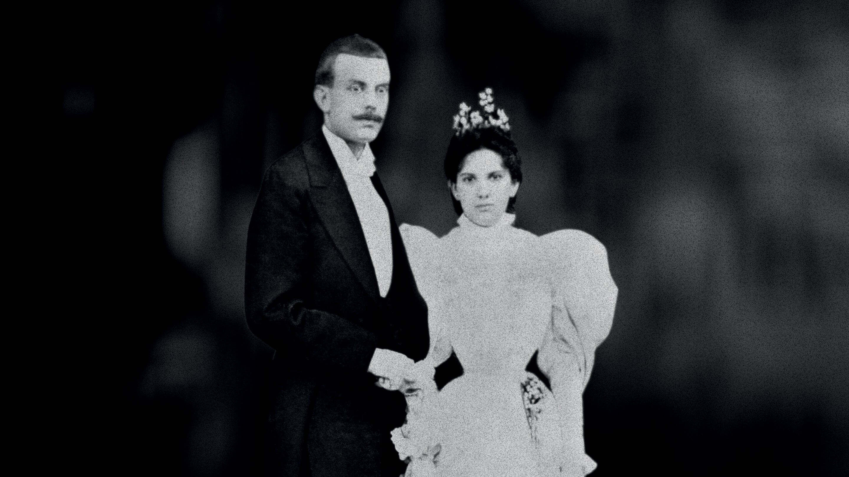 Estelle Arpels and Alfred Van Cleef on their wedding day, 1895, Van Cleef & Arpels Archives